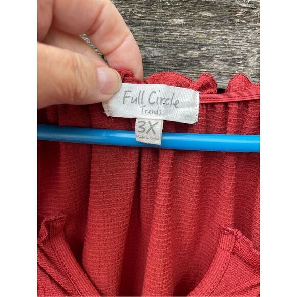 Full Circle trends 3X peasant style top. - Picture 4 of 8